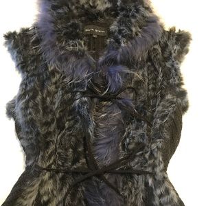Dana Stein Blue Vest NWOT